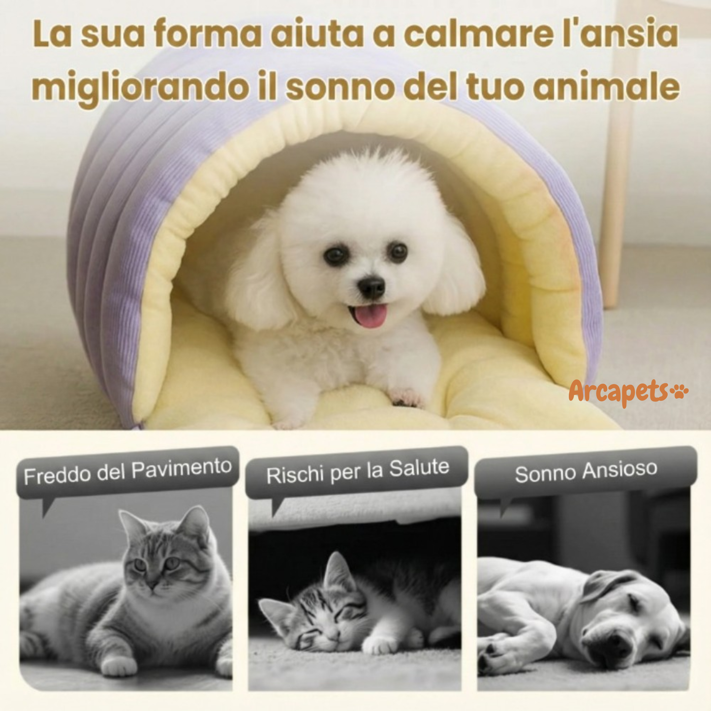 Arcapets™ Cuccia Termica 2 in 1