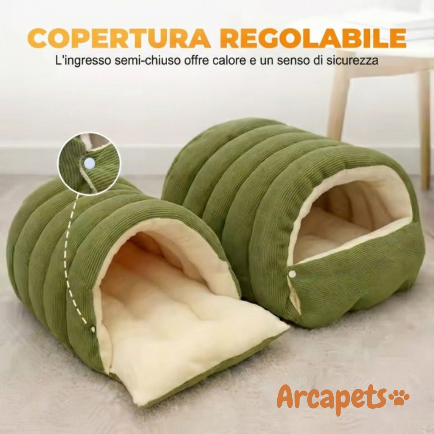 Arcapets™ Cuccia Termica 2 in 1